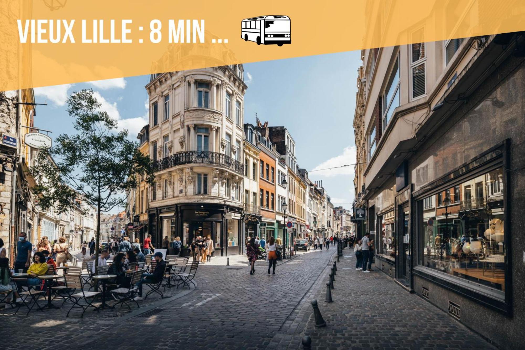 Le Design *Vieux Lille*Parking Gratuit*Fibre Apartment La Madeleine  Exterior photo
